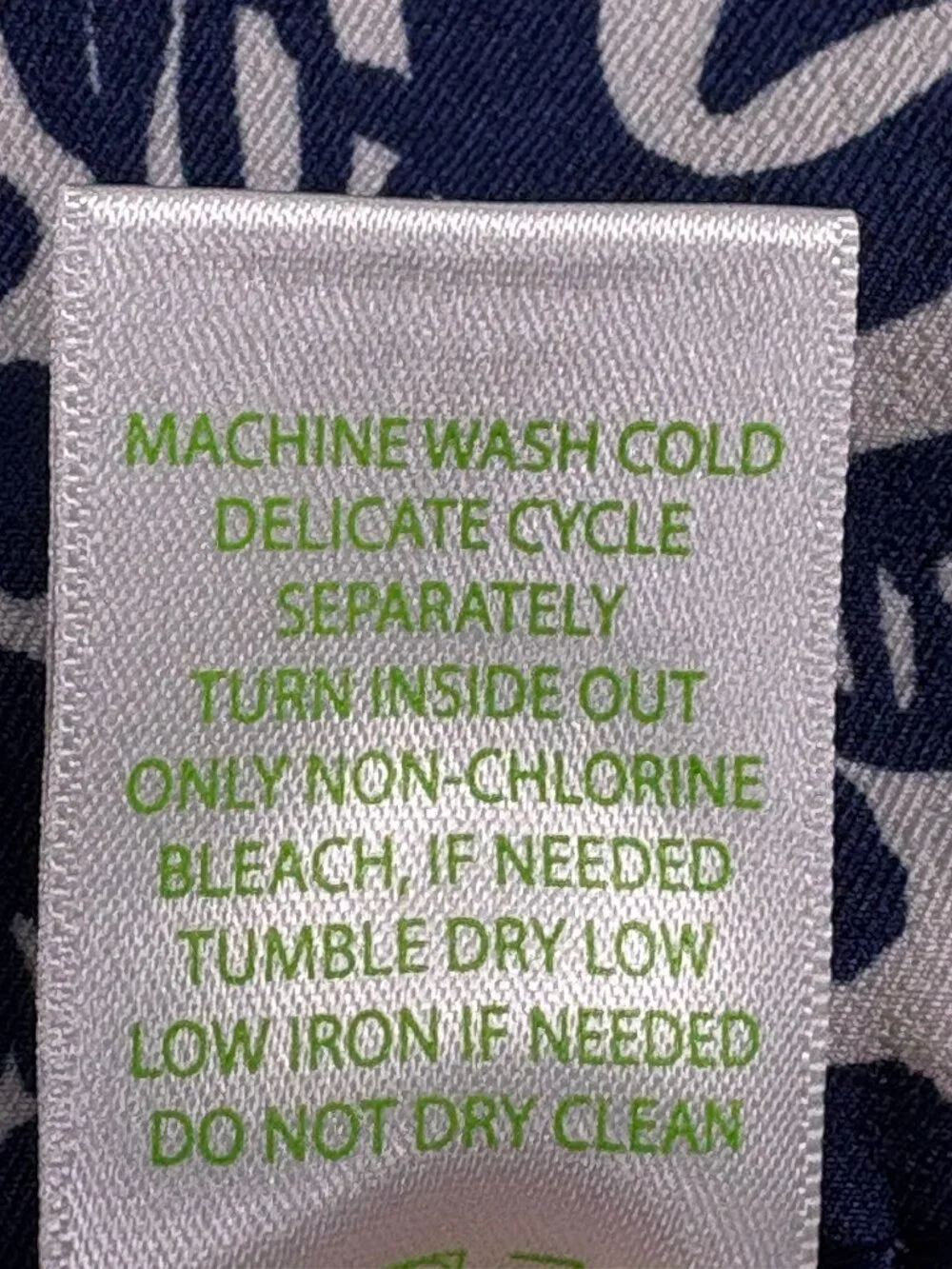 Lilly Pulitzer Luxletic Blue White Paisley Tile Print Leggings Pants Size 4 - Picture 8 of 10